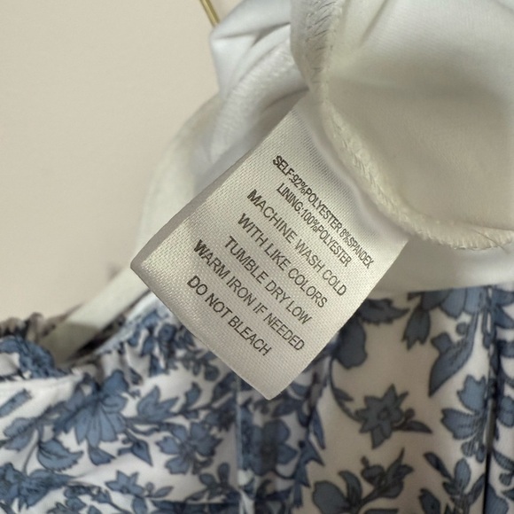 [M] NWT Blue Floral Midi Dress - Picture 5 of 5